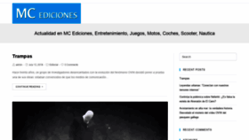 What Mcediciones.es website looked like in 2020 (3 years ago)