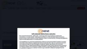 What Metnet.hu website looked like in 2020 (3 years ago)