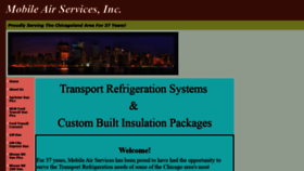 What Mobileairservices.com website looked like in 2020 (3 years ago)