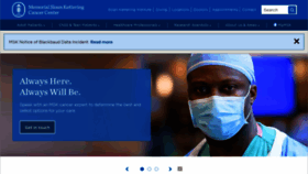 What Mskcc.com website looked like in 2020 (3 years ago)