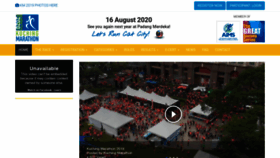 What Marathonkuching.com website looked like in 2020 (3 years ago)