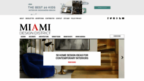 What Miamidesigndistrict.eu website looked like in 2020 (3 years ago)