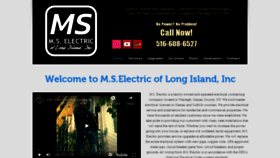 What Mselectricofli.com website looked like in 2020 (3 years ago)