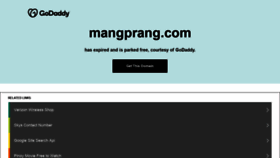 What Mangprang.com website looked like in 2020 (3 years ago)