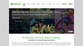 What Mecone.com.au website looked like in 2020 (3 years ago)