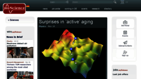 What Myscience.de website looked like in 2020 (4 years ago)