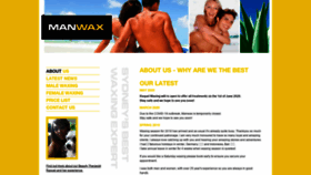 What Manwax.com.au website looked like in 2020 (3 years ago)
