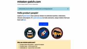 What Mission-patch.com website looked like in 2020 (3 years ago)