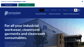 What Micronclean.eu website looked like in 2020 (3 years ago)