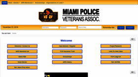 What Miamipolicevets.org website looked like in 2020 (3 years ago)