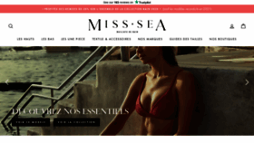 What Miss-sea.com website looked like in 2020 (3 years ago)