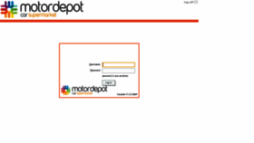 What Motordepot.cascadecloud.co.uk website looked like in 2020 (3 years ago)