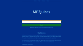 What Mp3juices3.cc website looked like in 2020 (3 years ago)
