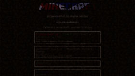 What Minecraft.is website looked like in 2020 (3 years ago)