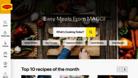 What Maggi.com.au website looked like in 2020 (3 years ago)