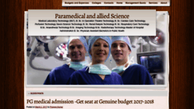 What Medicineadmission.wordpress.com website looked like in 2020 (3 years ago)