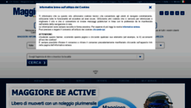 What Maggiore.it website looked like in 2020 (3 years ago)
