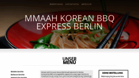 What Mmaah-berlin.de website looked like in 2020 (3 years ago)