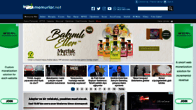 What Memurlar.net website looked like in 2020 (3 years ago)