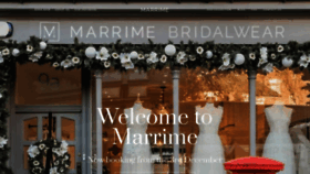 What Marrimebridalwear.co.uk website looked like in 2020 (3 years ago)