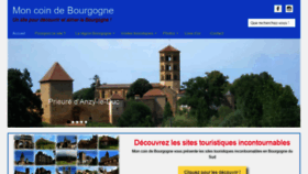 What Mon-coin-de-bourgogne.fr website looked like in 2020 (3 years ago)