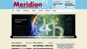 What Meridian-magazin.de website looked like in 2020 (3 years ago)