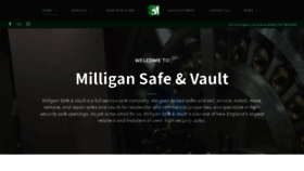 What Milligansafe.com website looked like in 2020 (3 years ago)