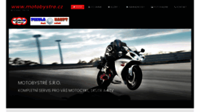 What Motobystre.cz website looked like in 2020 (3 years ago)