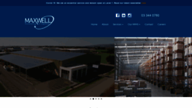 What Maxwellwarehousing.co.nz website looked like in 2020 (3 years ago)