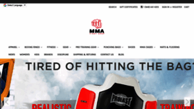 What Mmafightshop.com website looked like in 2020 (3 years ago)