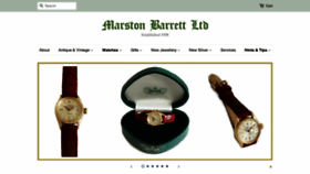 What Marstonbarrett.com website looked like in 2020 (3 years ago)