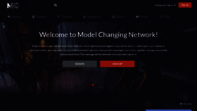 What Model-changing.net website looked like in 2020 (5 years ago)
