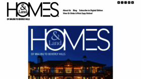 What Malibuhomesandland.com website looked like in 2020 (4 years ago)