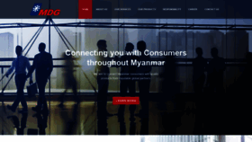 What Myanmardistributiongroup.com website looked like in 2020 (3 years ago)