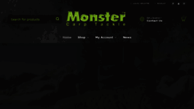 What Monstercarptackle.com website looked like in 2020 (3 years ago)
