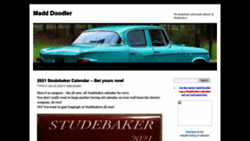 What Madddoodler.com website looked like in 2020 (3 years ago)