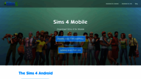 What Mobilesims4.mobi website looked like in 2020 (3 years ago)