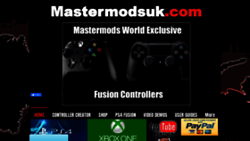 What Mastermodsuk.com website looked like in 2020 (3 years ago)