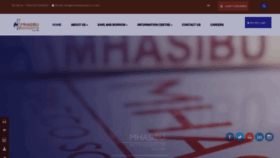 What Mhasibusacco.com website looked like in 2020 (3 years ago)