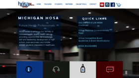 What Michiganhosa.org website looked like in 2020 (3 years ago)