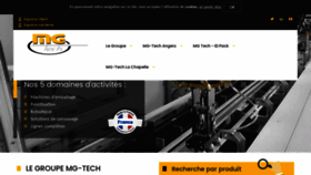What Mg-tech.fr website looked like in 2020 (3 years ago)