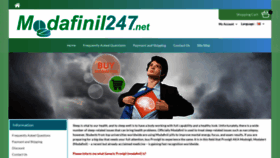 What Modafinil247.net website looked like in 2020 (3 years ago)