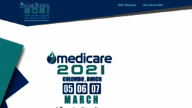 What Medicare.lk website looked like in 2020 (3 years ago)