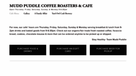 What Muddpuddlecoffee.com website looked like in 2020 (3 years ago)