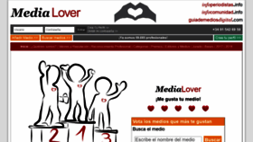What Medialover.es website looked like in 2020 (3 years ago)