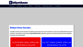 What Mebehliyetsinavsorulari.com website looked like in 2020 (3 years ago)
