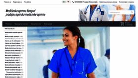 What Medicinskaopremabeograd.com website looked like in 2020 (3 years ago)