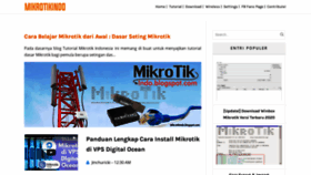 What Mikrotikindo.blogspot.com website looked like in 2020 (3 years ago)