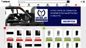 What Mobilax.fr website looked like in 2020 (3 years ago)