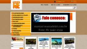 What Maniadekit.com.br website looked like in 2020 (3 years ago)